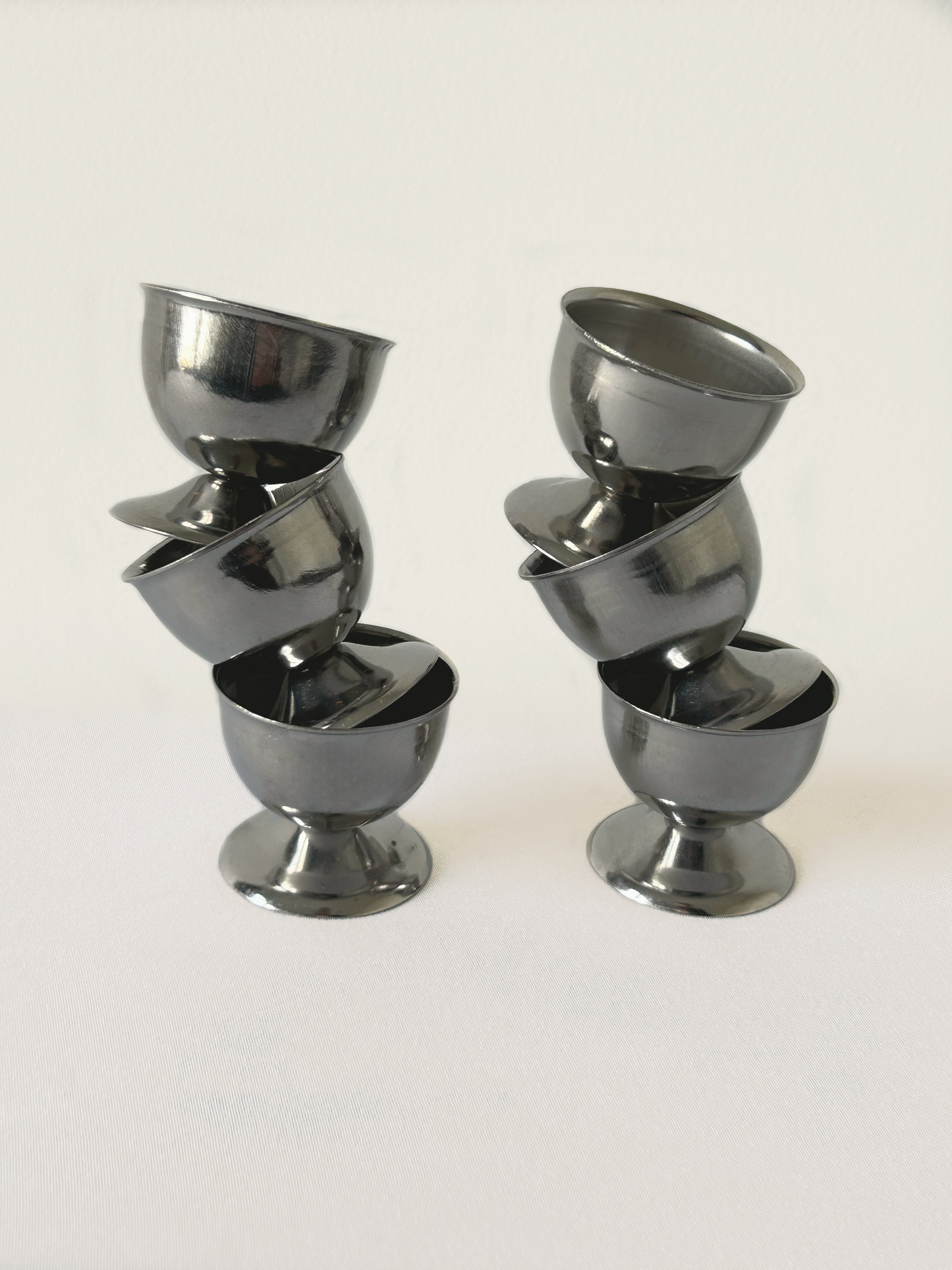 Set of six egg cups