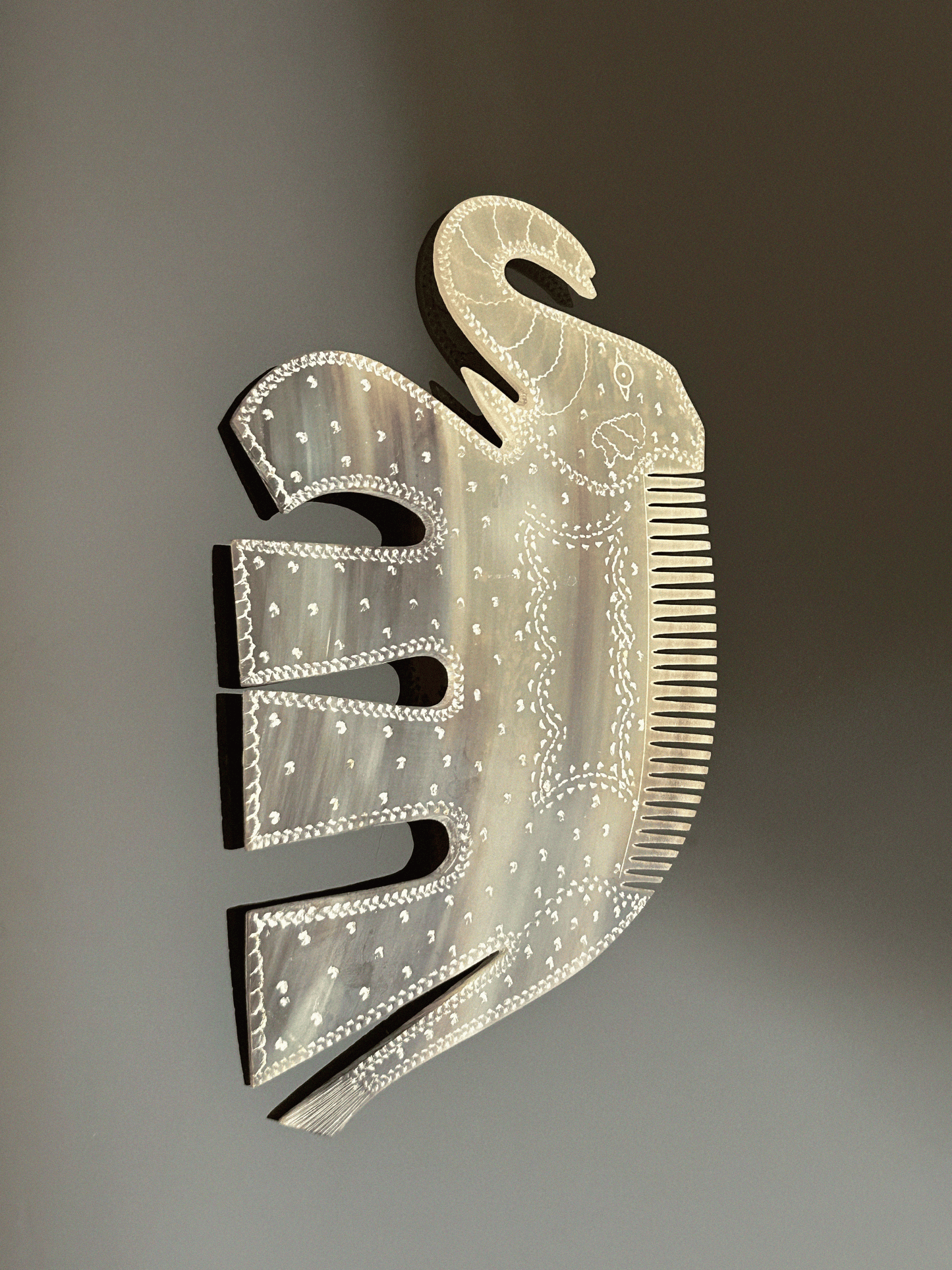 Elephant Horn Comb