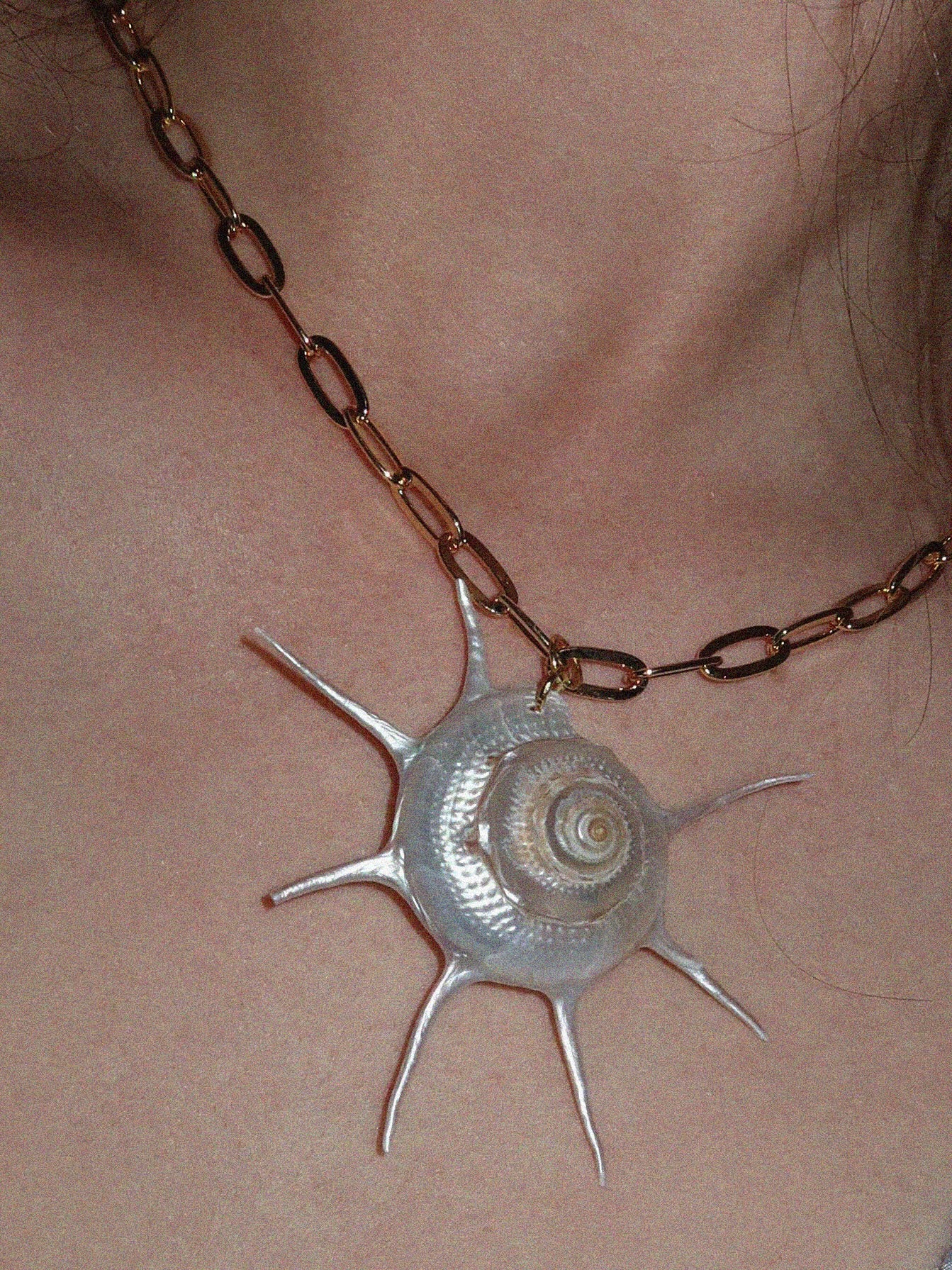 Sun Shell Necklace - SOLEIL D'OR