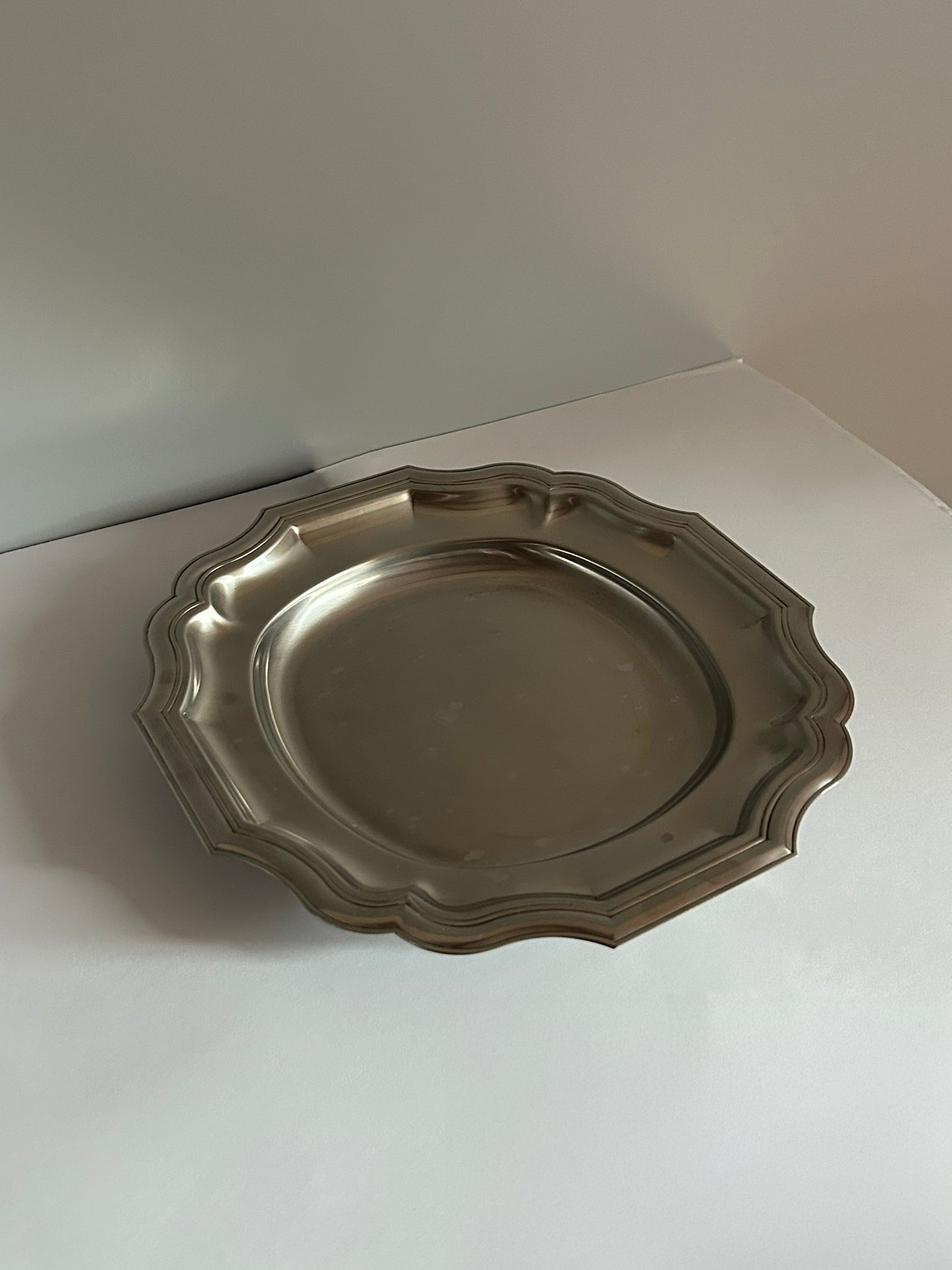 Adorned Square French Steel Tray