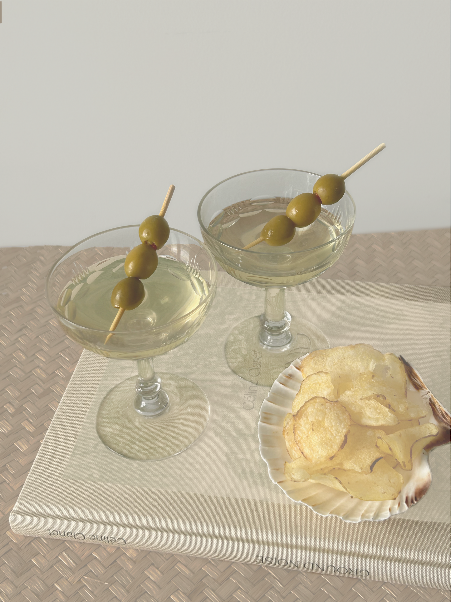 Sculpted Cheers glasses