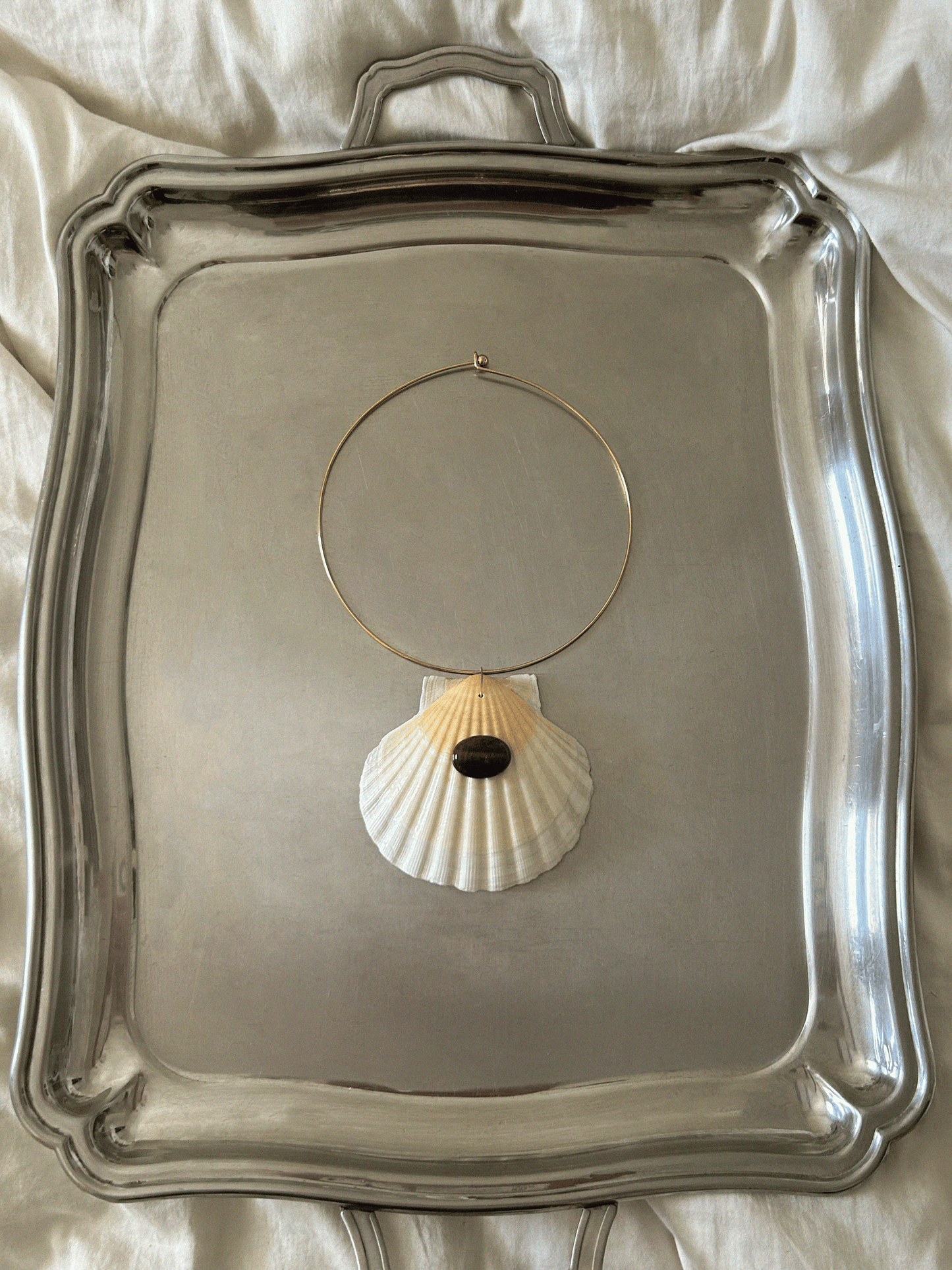 Scallop Tiger Shell Necklace