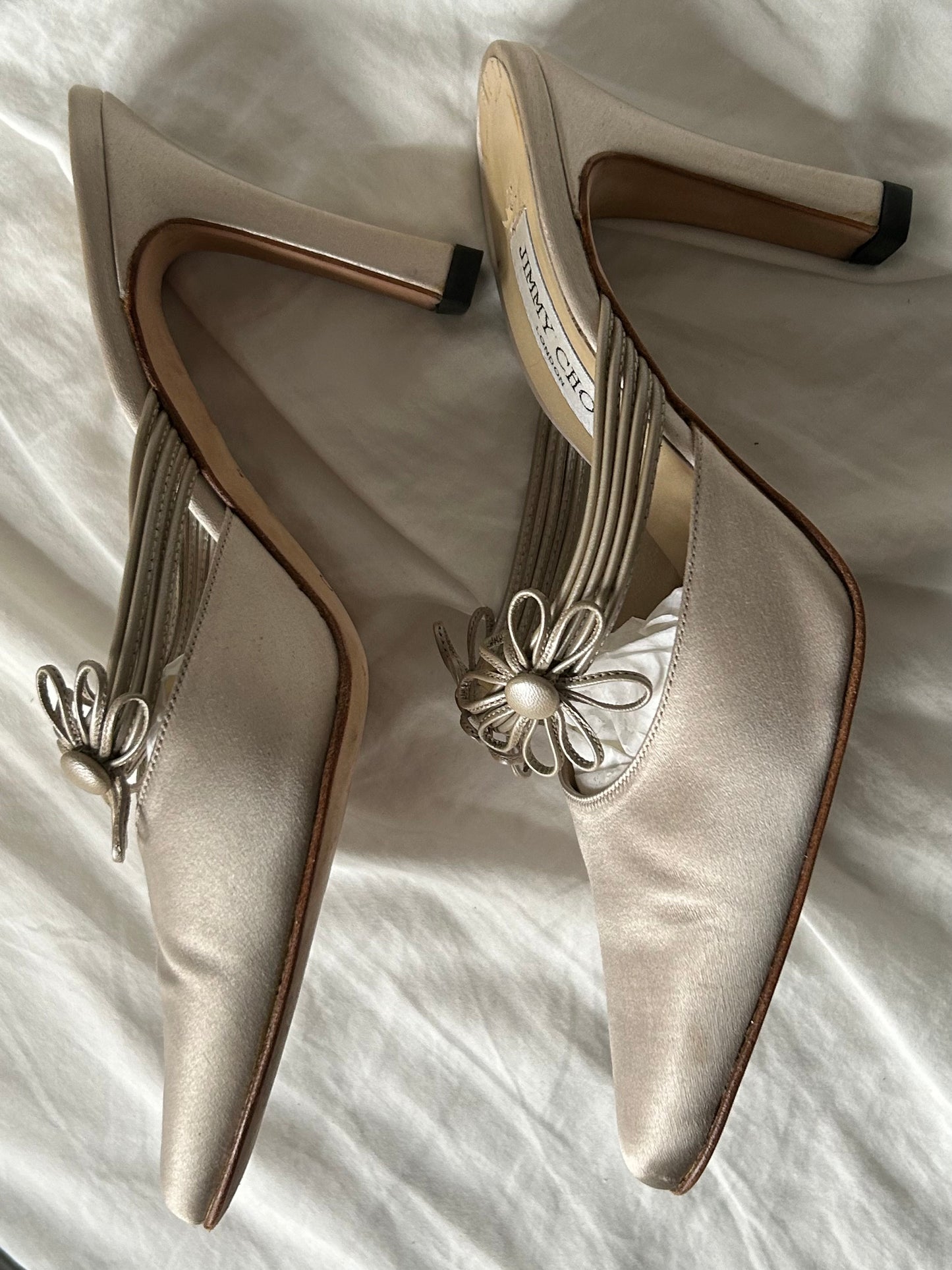 Jimmy Choo Oyster Satin