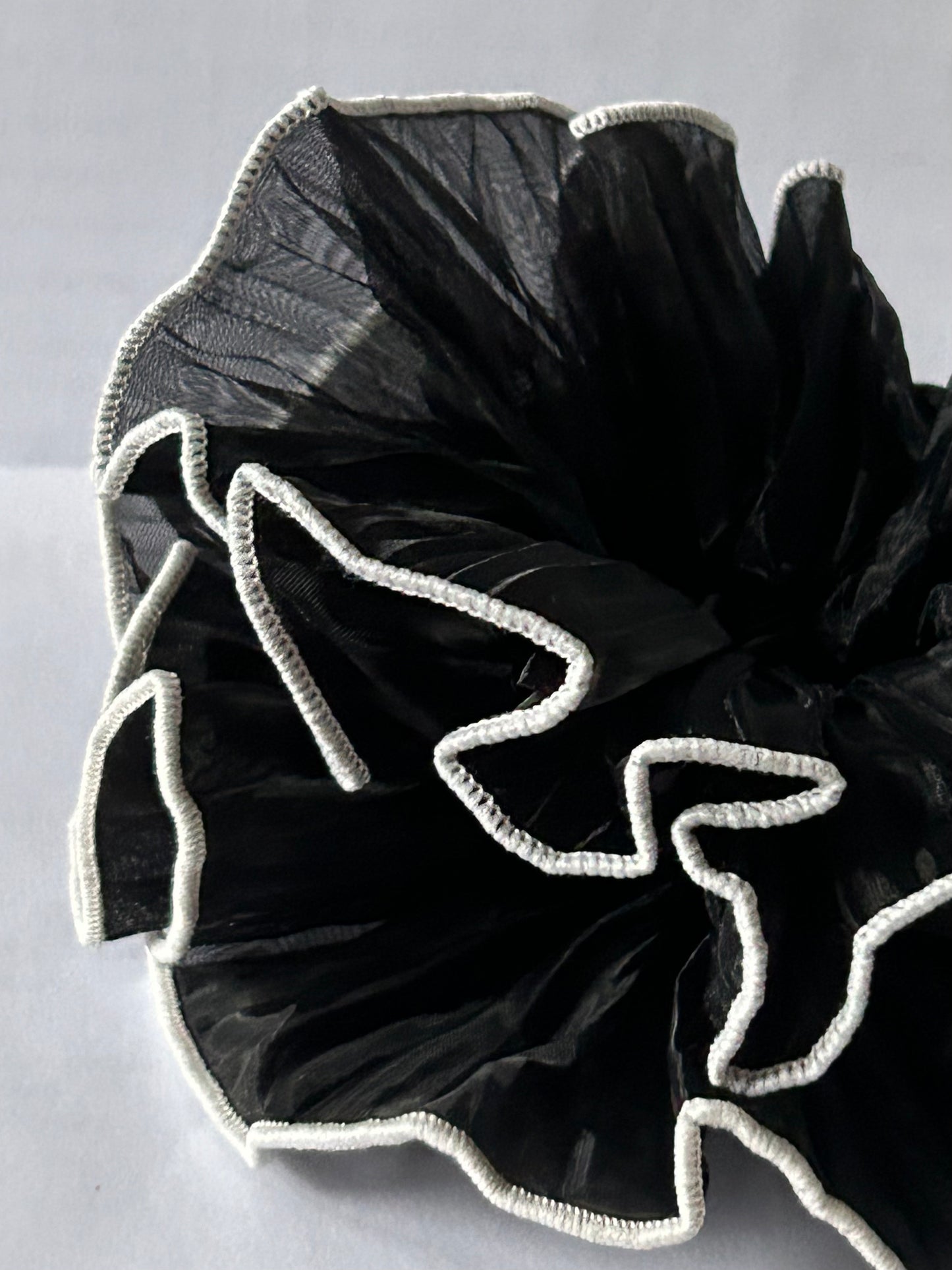 Bow - Retro Pleated Silk Bow Scrunchies