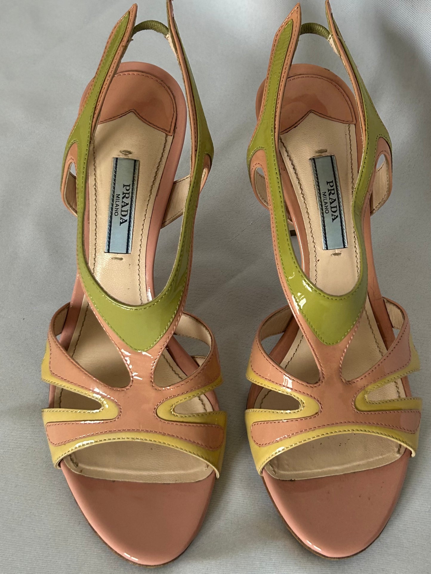 Prada heels fashion show 2012