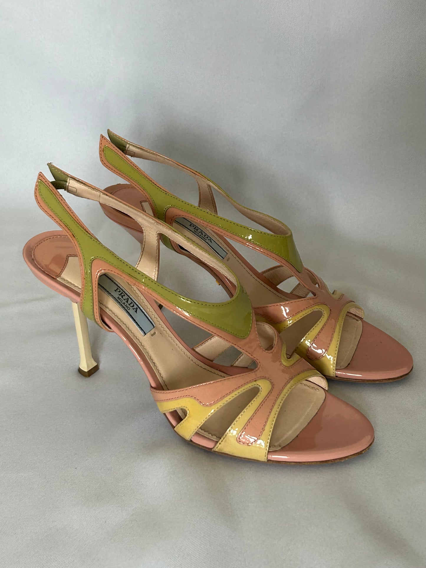 Prada heels fashion show 2012