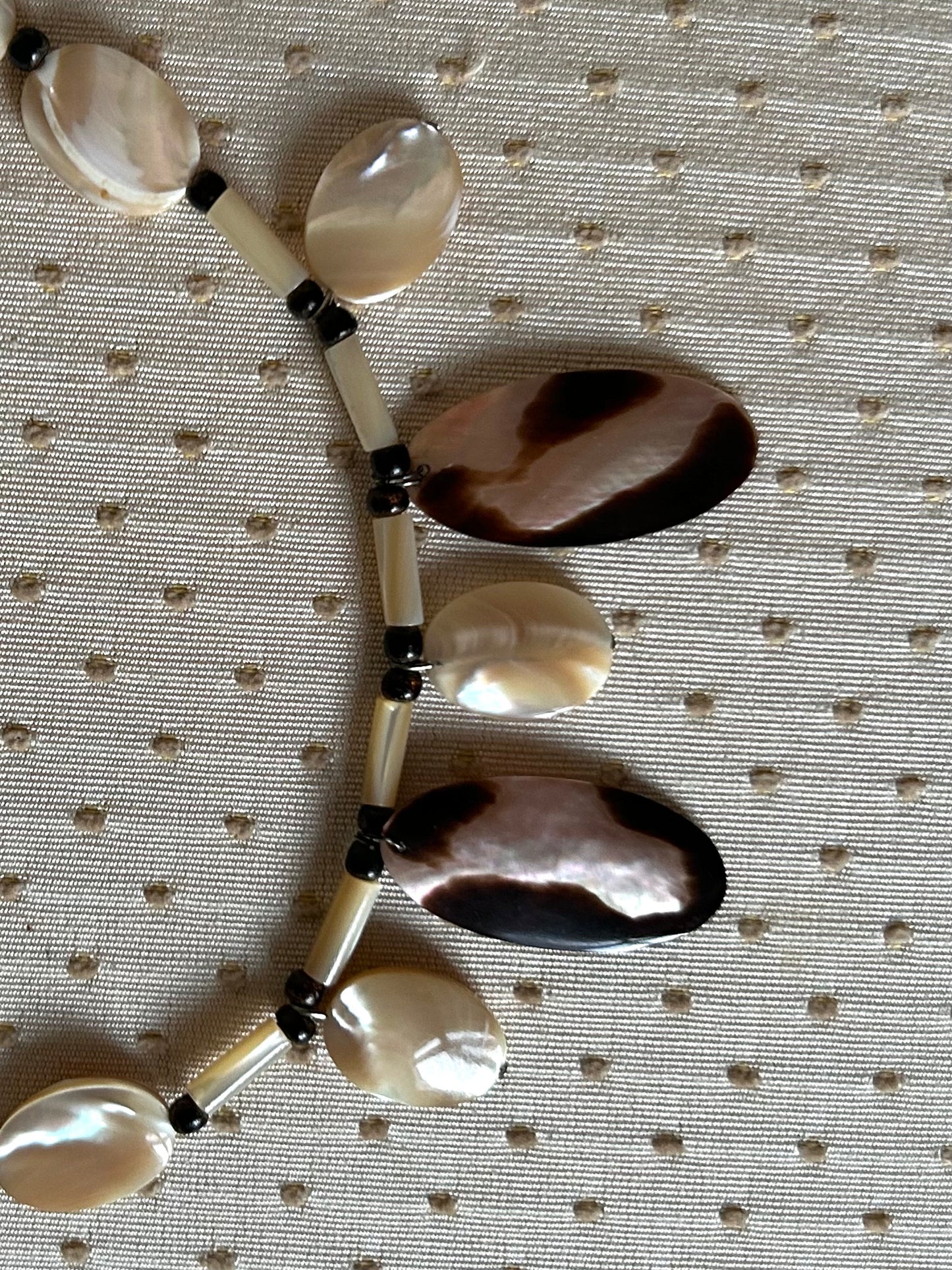 1960's Vintage Mother-of-Pearl Beaded Necklaces