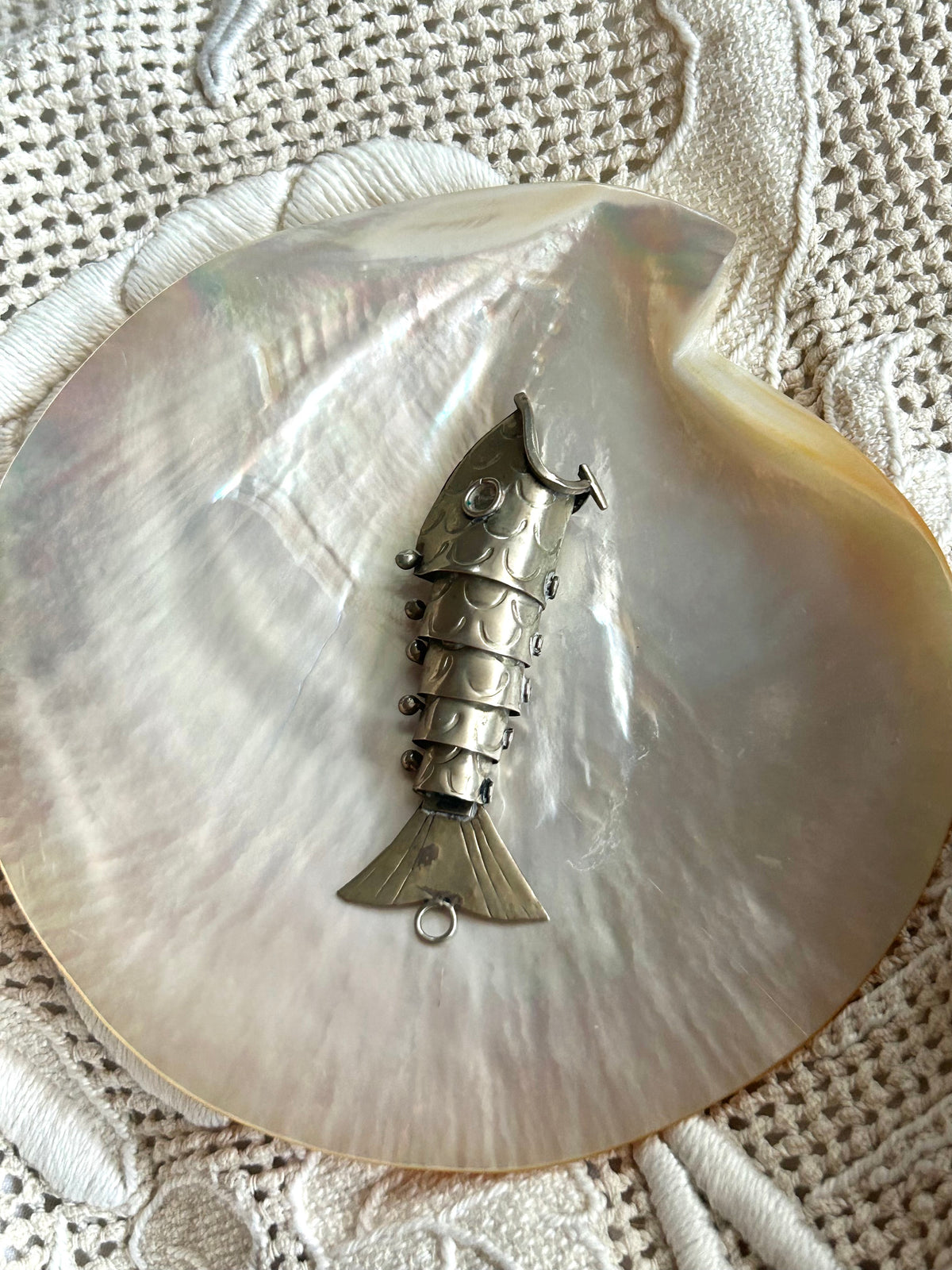 Articulated Silver Fish Bottle Opener