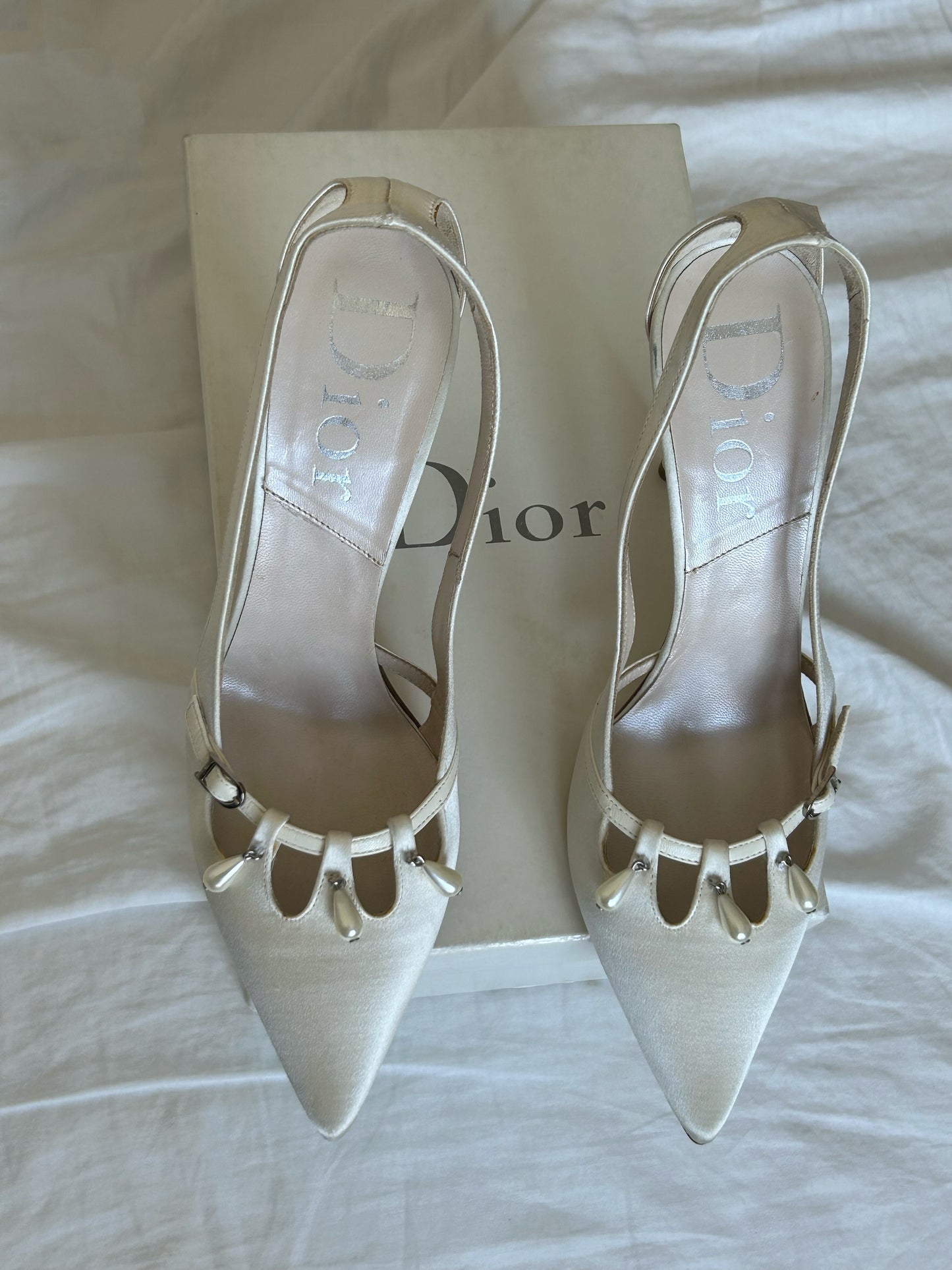 Grace Kelly Satin Dior Heels
