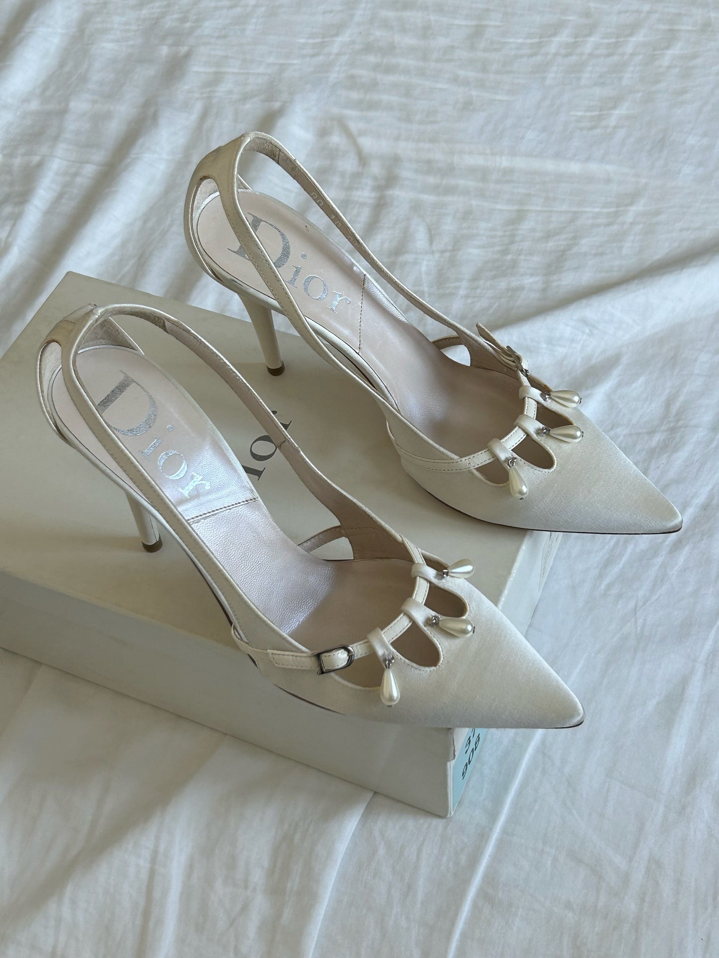 Grace Kelly Satin Dior Heels