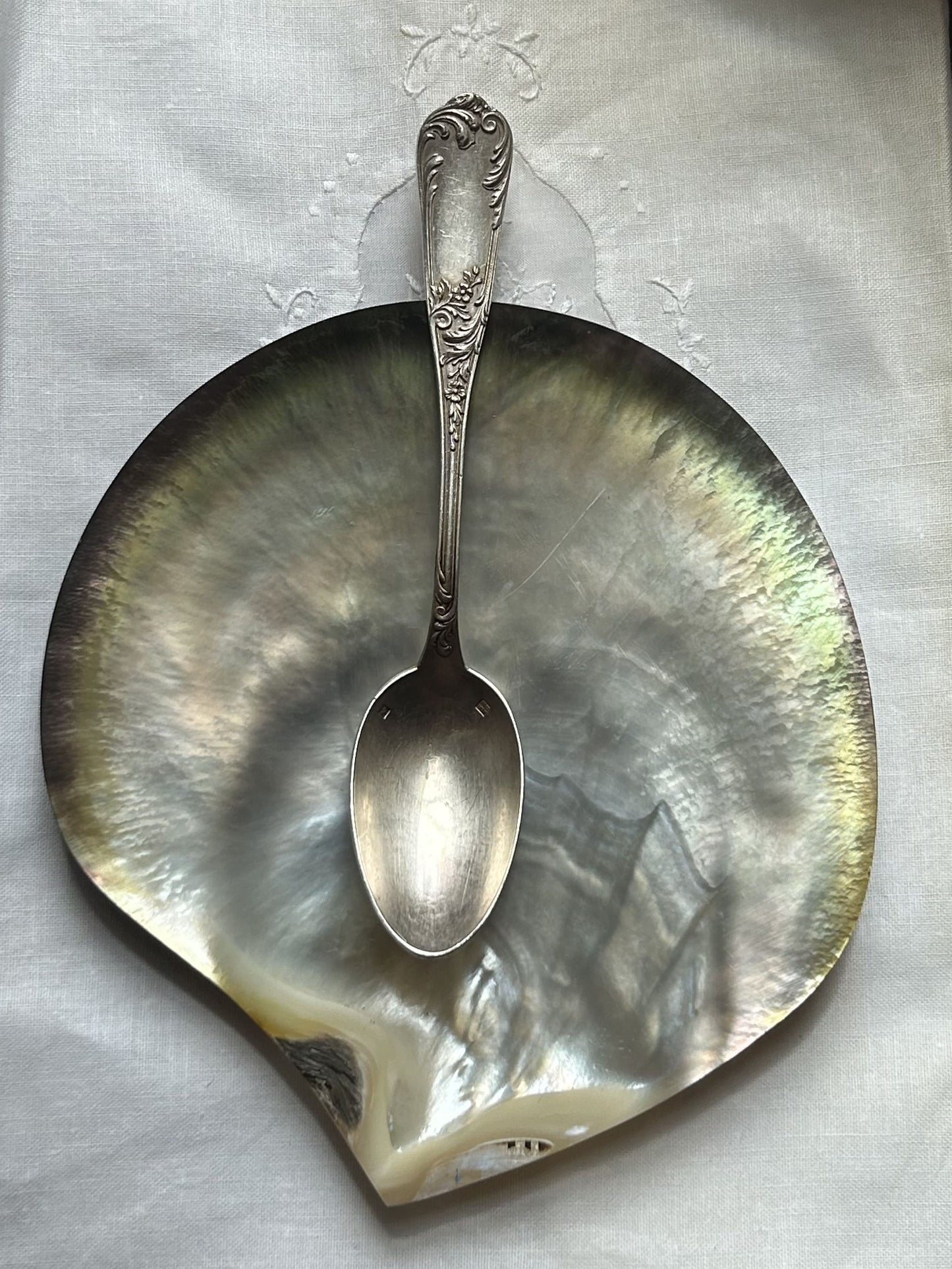 Tahitian Mother of Pearl Dish. Island Luxury