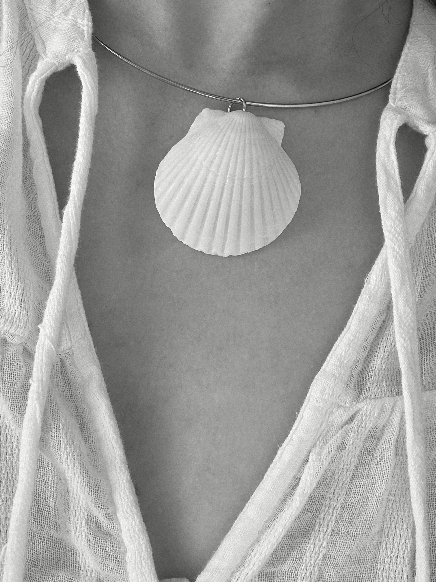 Natural Clam Necklace