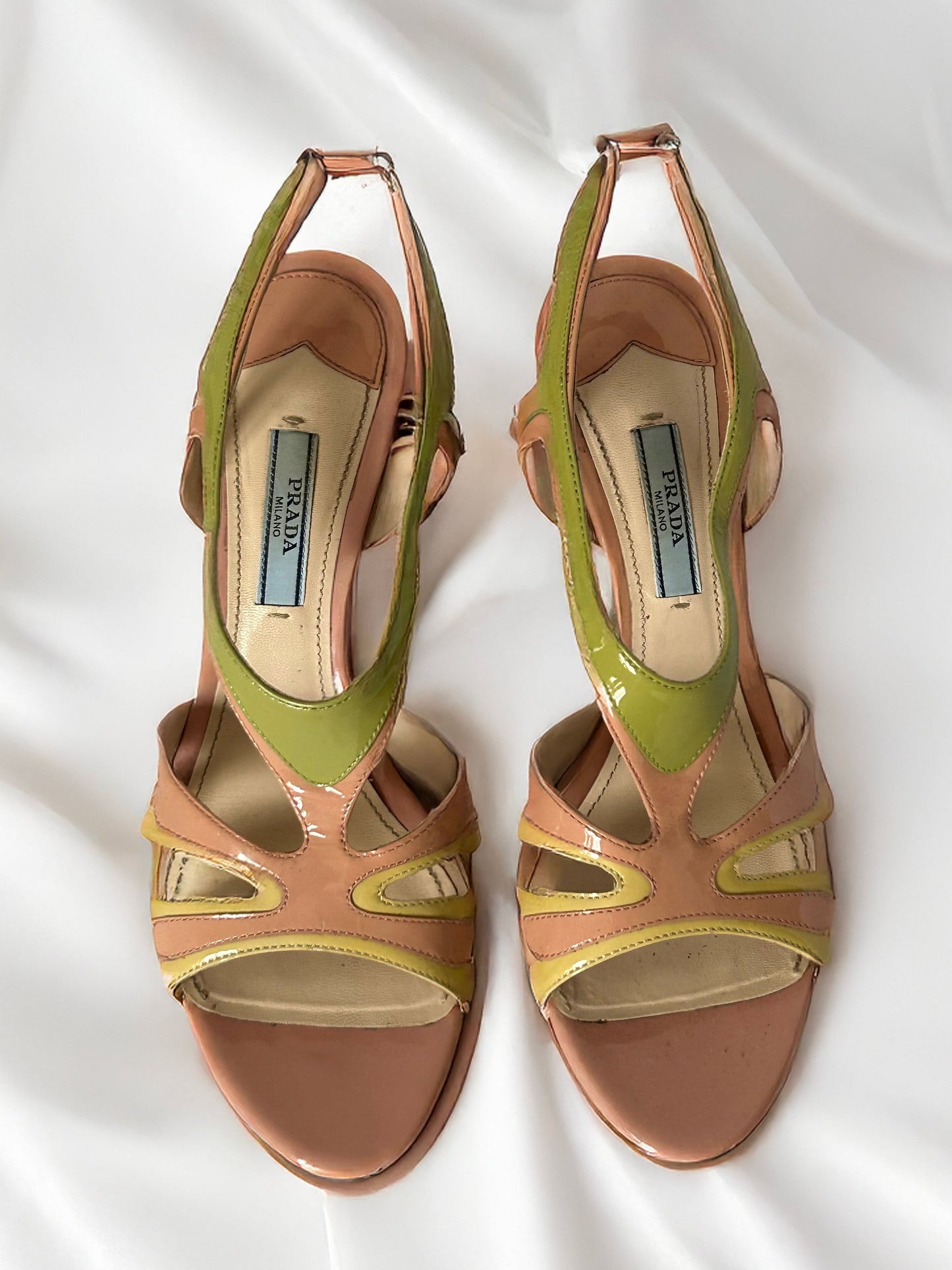 Prada heels fashion show 2012
