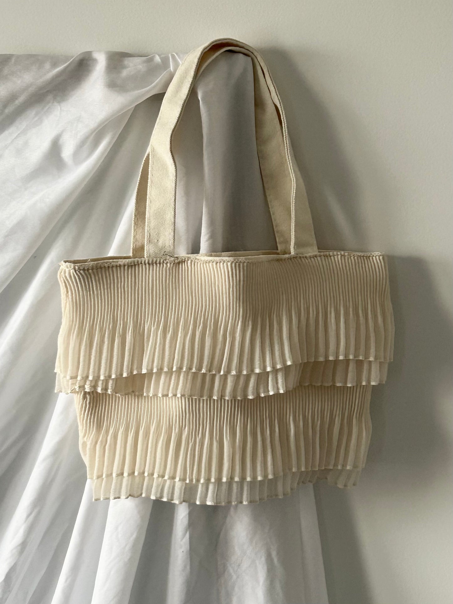 Ruffle Volant Handbag