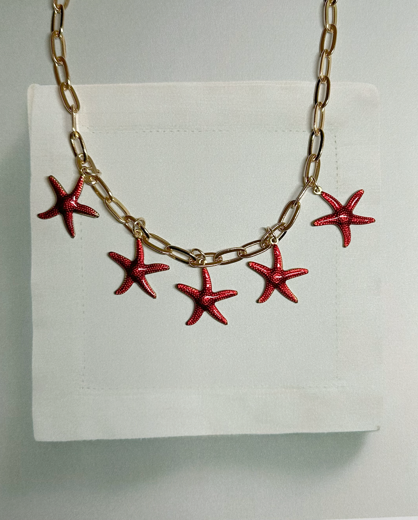 Gabrielle - Red Sea Star Necklace