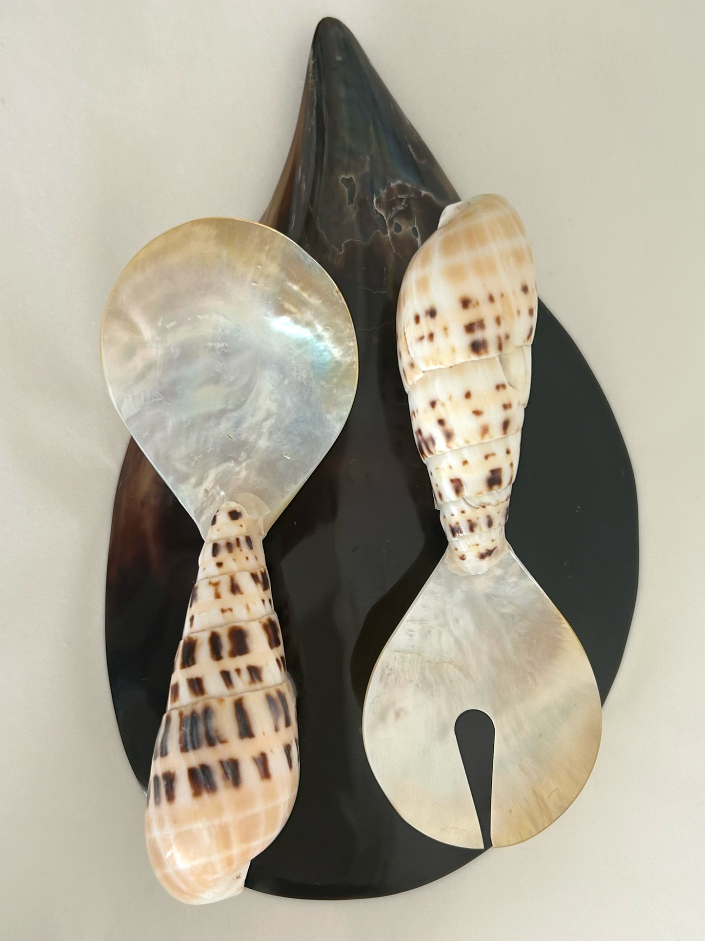 Mother of Pearl Serving Set