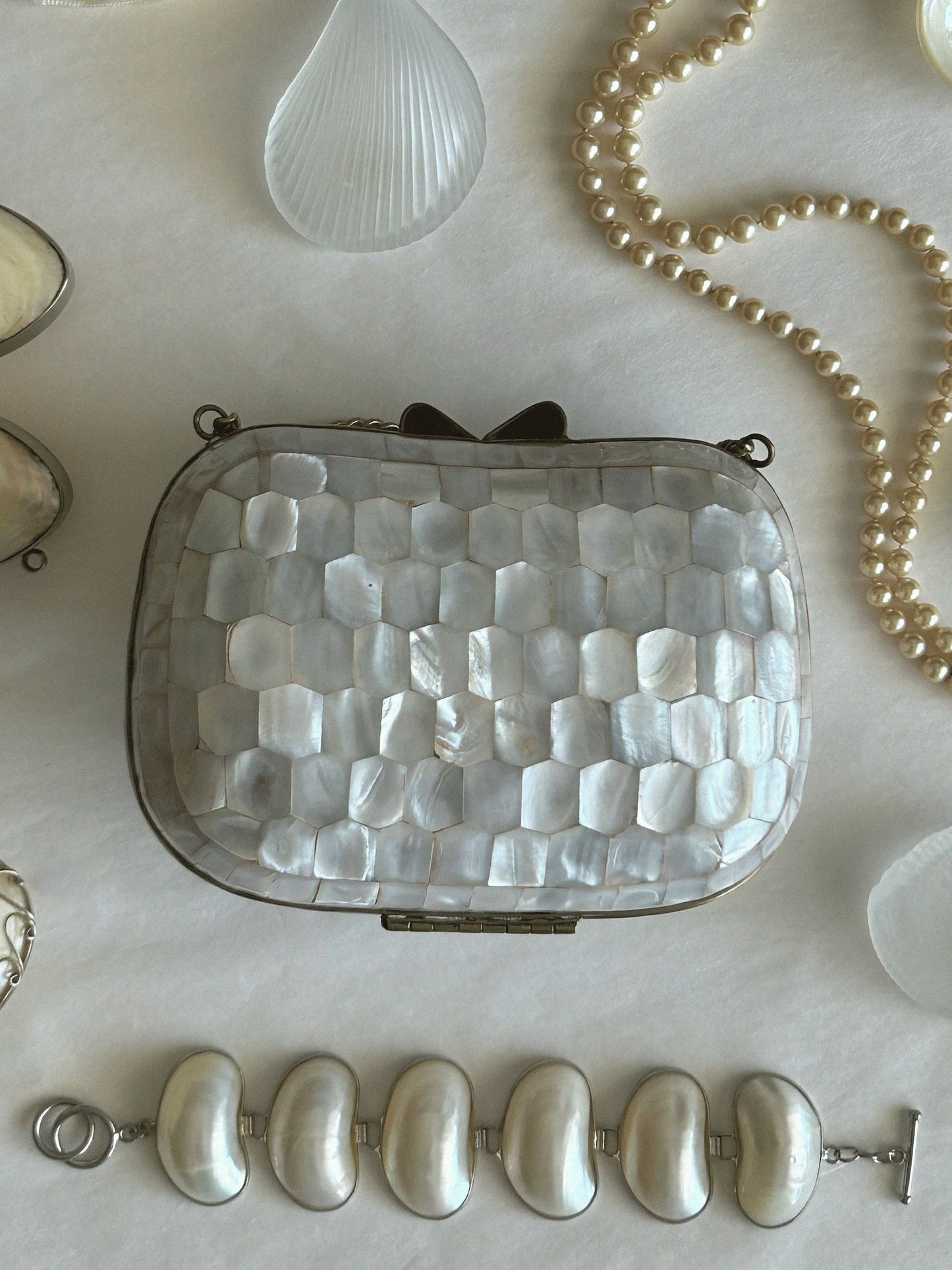1930s - Vintage mother-of-pearl evening bag