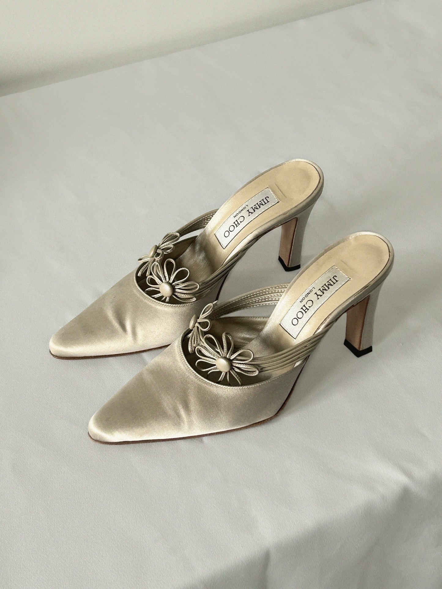 Jimmy Choo Oyster Satin