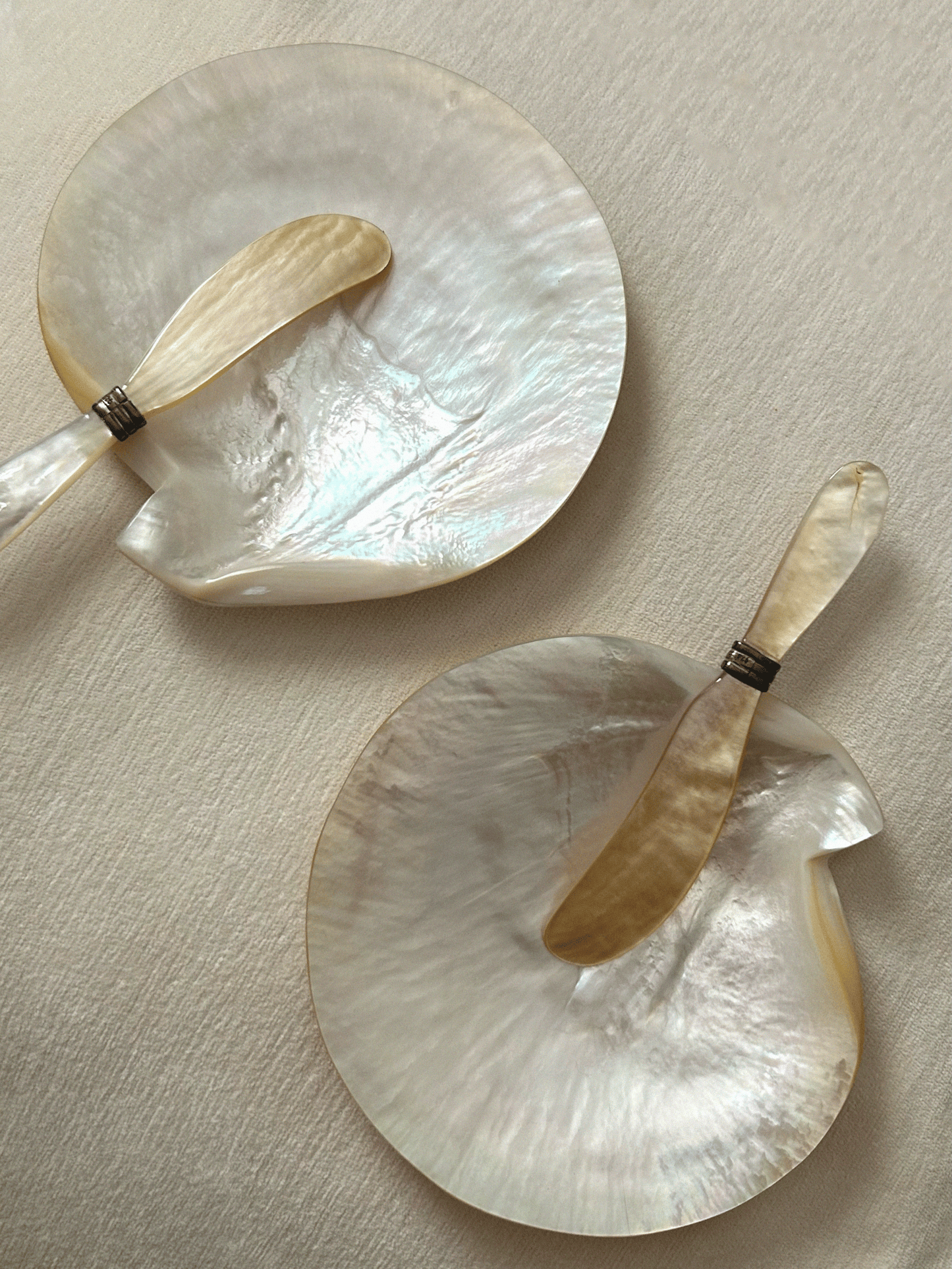 Mother of Pearl Serving Set