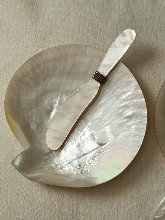 A Mother of Pearl Serving Set