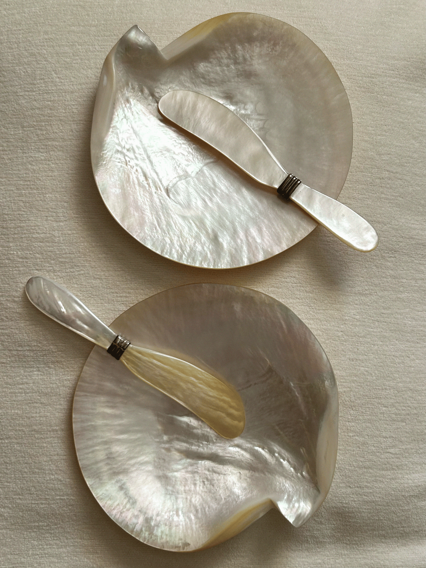 Mother of Pearl Serving Set