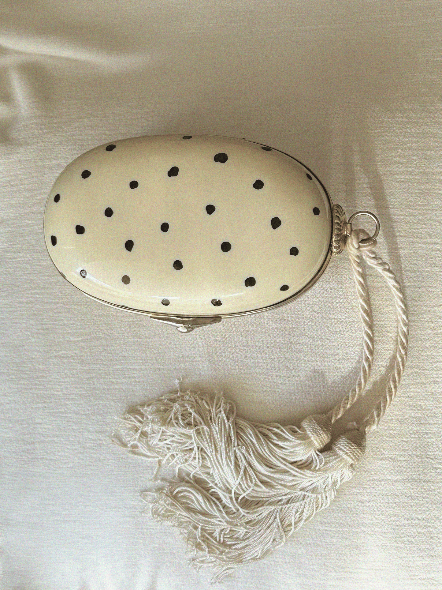 Saks Fifth Avenue Vintage Polka Dot Minaudière