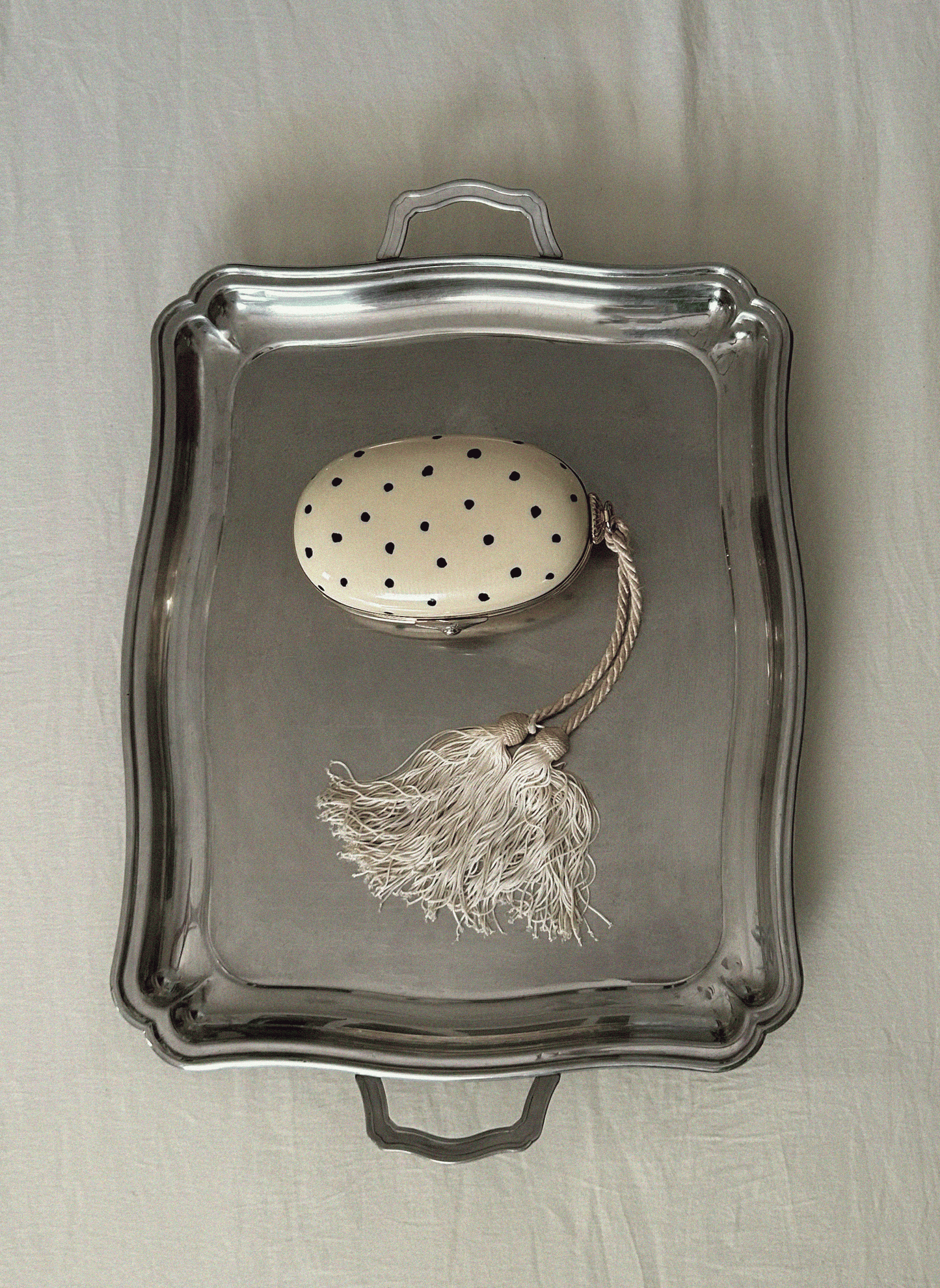 Saks Fifth Avenue Vintage Polka Dot Minaudière