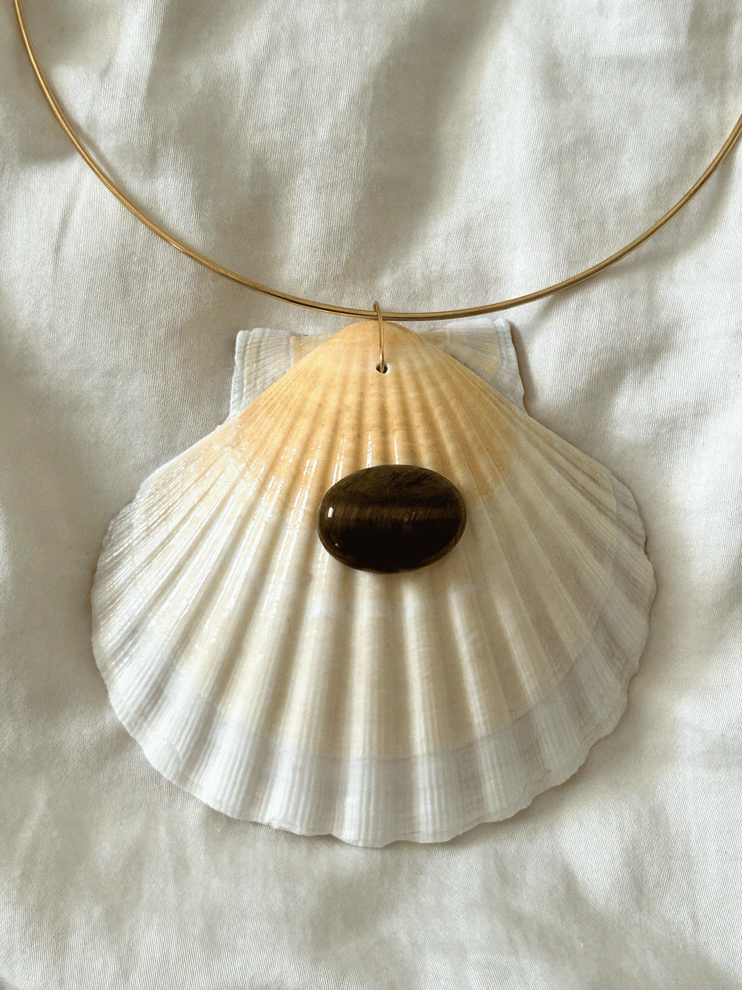 Scallop Tiger Shell Necklace