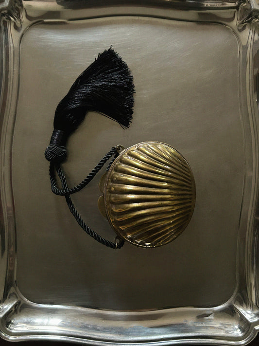 Vintage Gold Tone Sculptural Purse