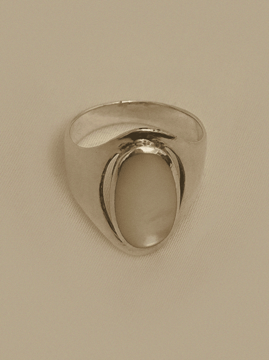 Argent 925 Mother of Pearl Ring