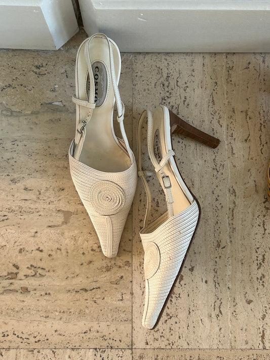 Cosmo blanc heels. Size 37