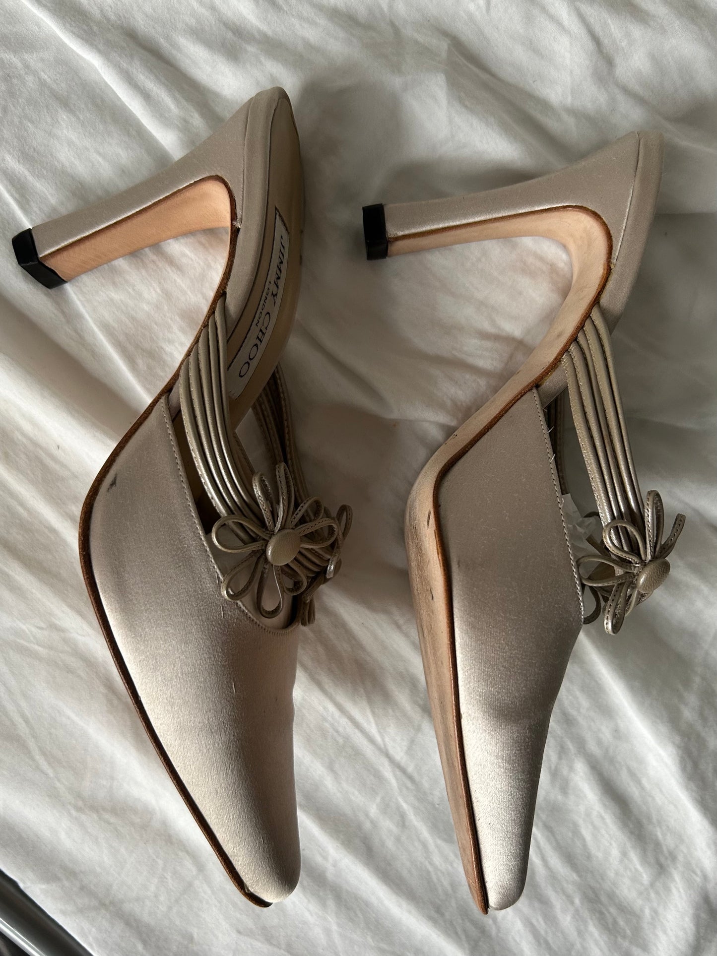 Jimmy Choo Oyster Satin