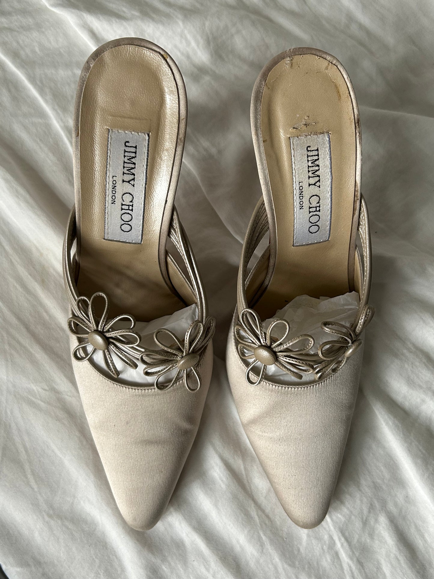 Jimmy Choo Oyster Satin