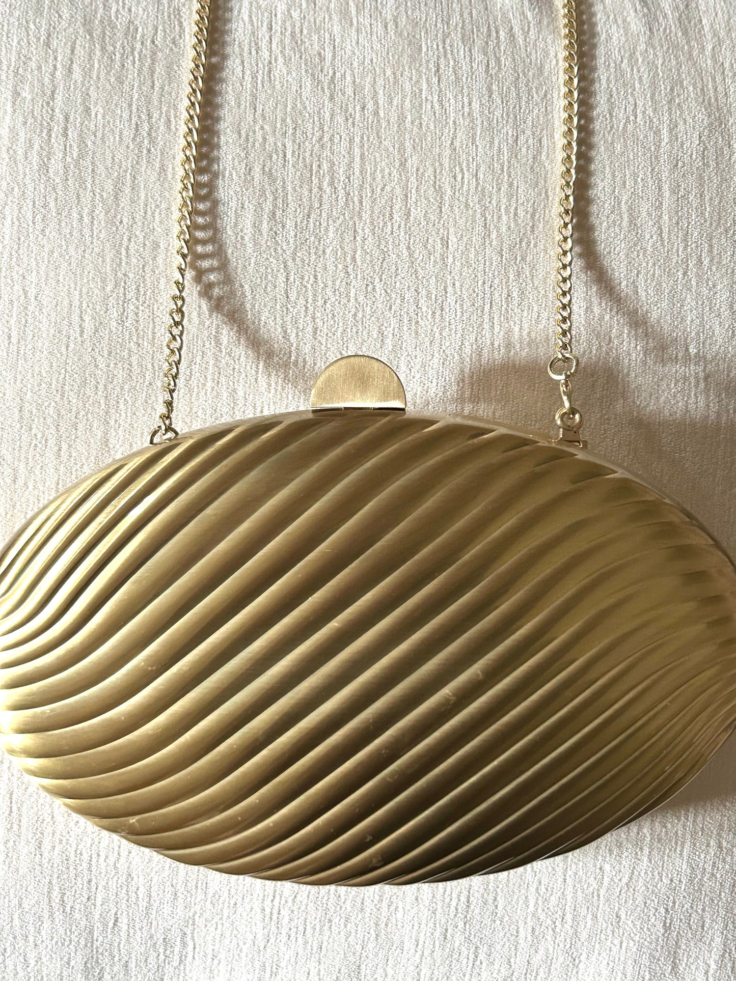 Evening Clutch Vintage Gold Minaudière