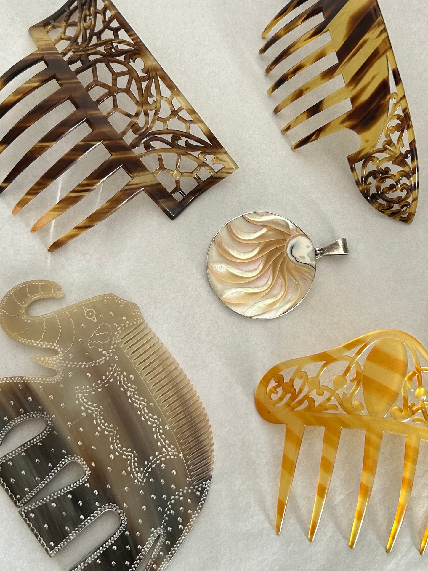 Art Nouveau Hair Comb
