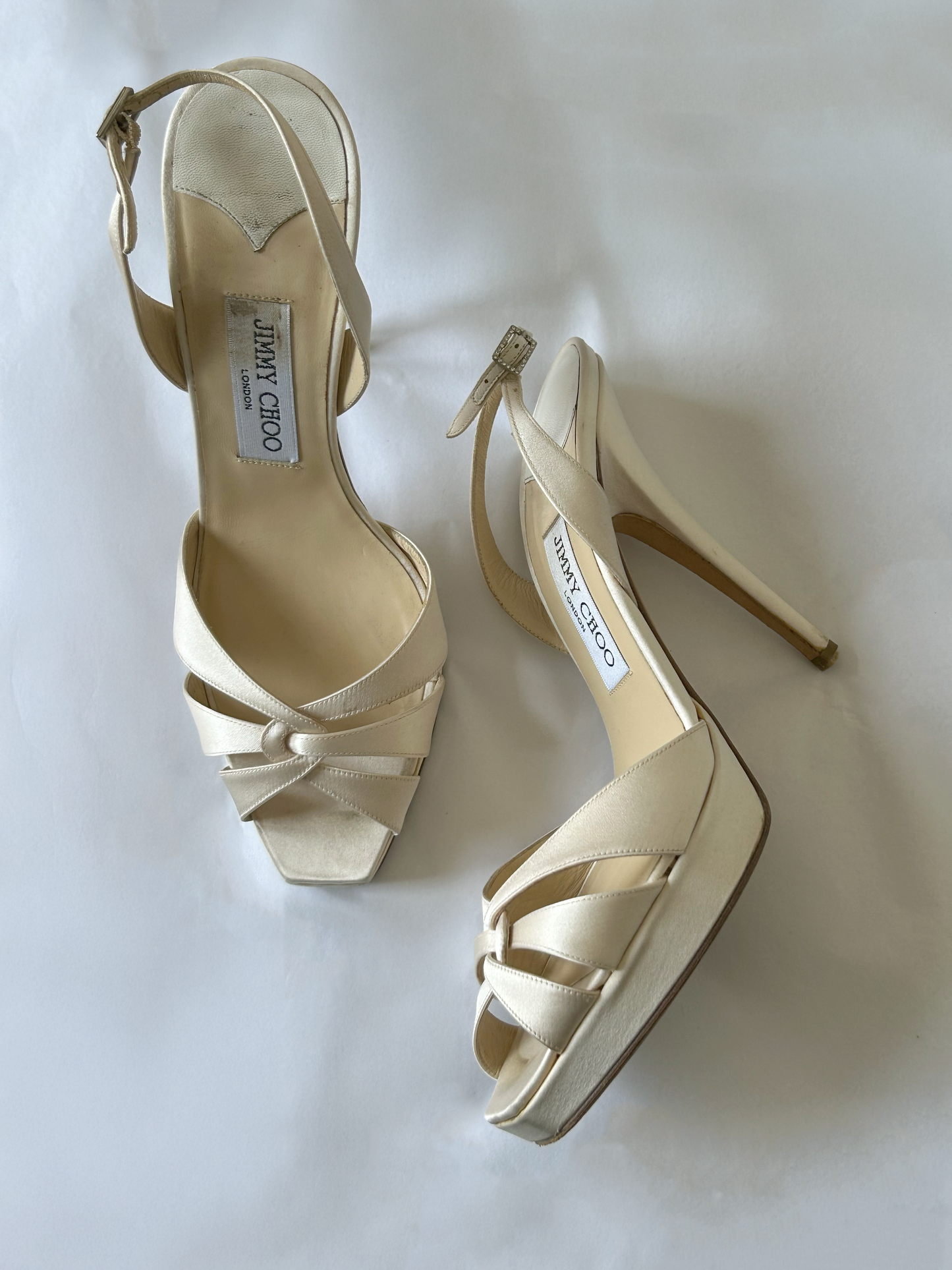 Jimmy Choo Ecru Heels