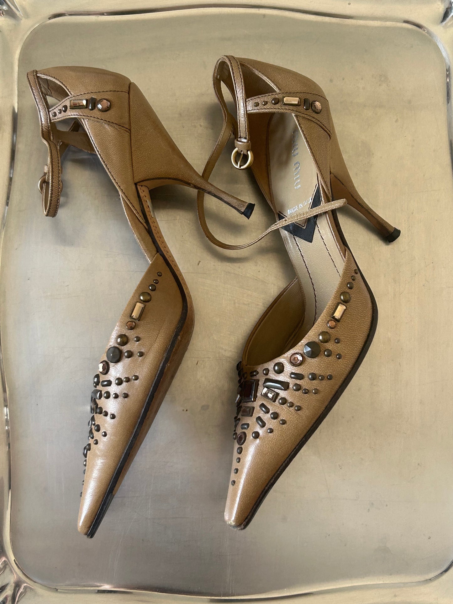 Camel MiuMiu heels