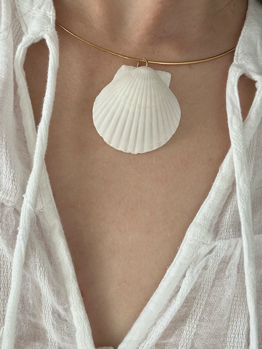 Natural Clam Necklace