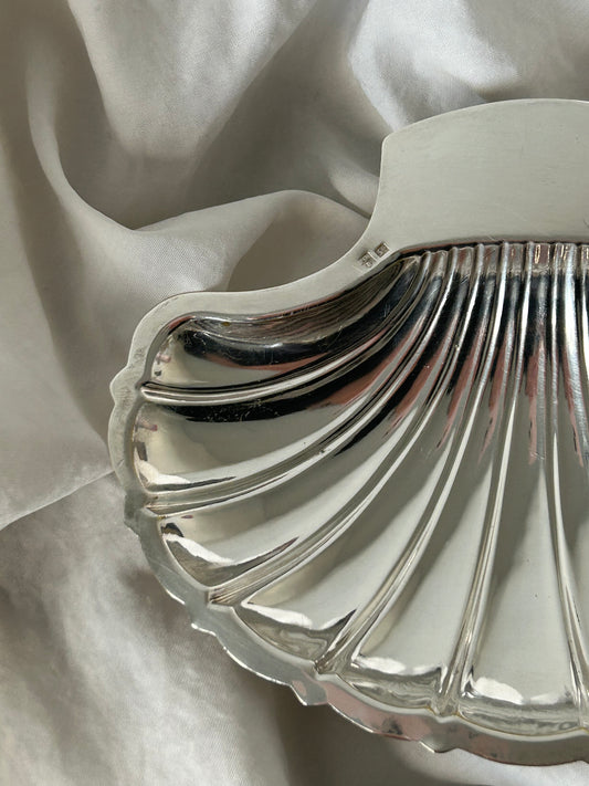 Silver-plated butter dish