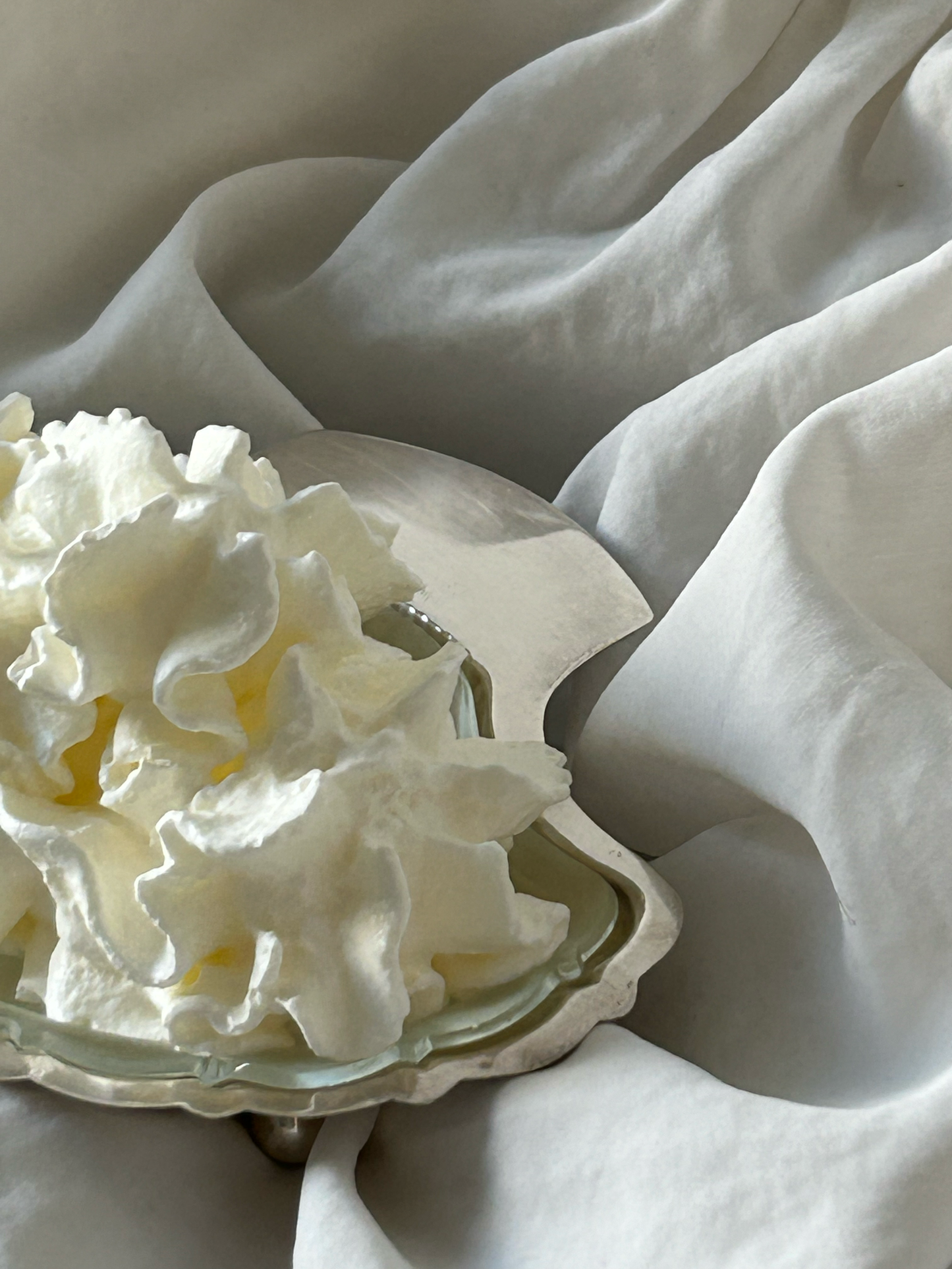 Silver-plated butter dish